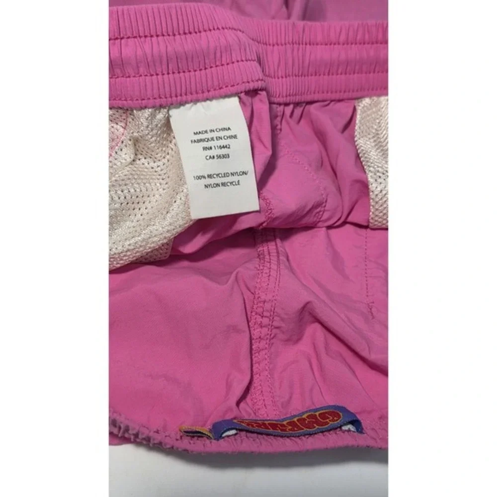 Empyre Mens Swim Trunks Size M Pink with Pockets Elastic Waist Swim Beach Resort